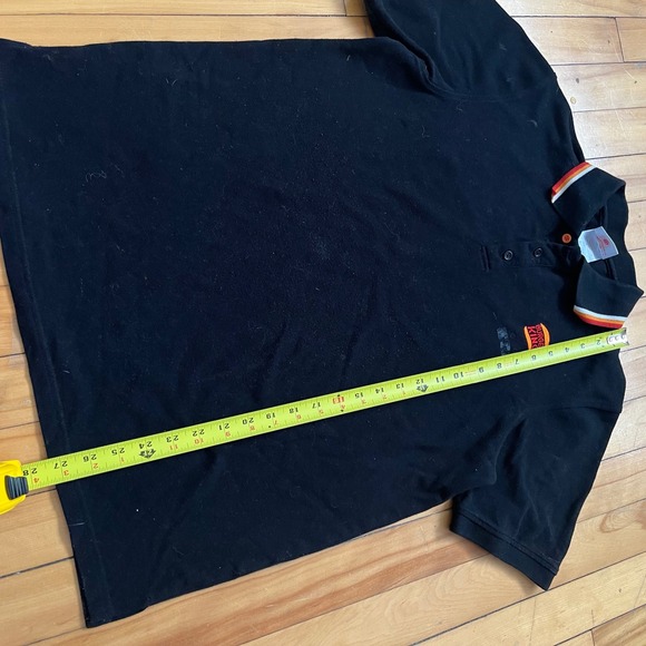 Burger King Black Polo Shirt Short Sleeve Embroidered Logo Unisex Medium - Picture 6 of 9